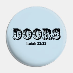 Doors bible quote Pin