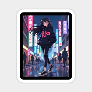 Dynamic Anime Vibes: A Journey of Color and Emotion Magnet