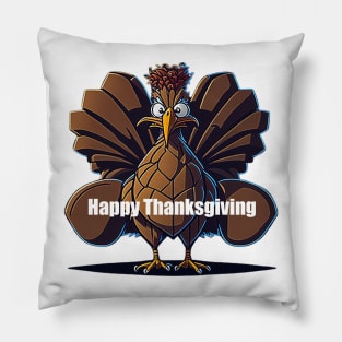 Happy Thanksgiving Greetings Pillow