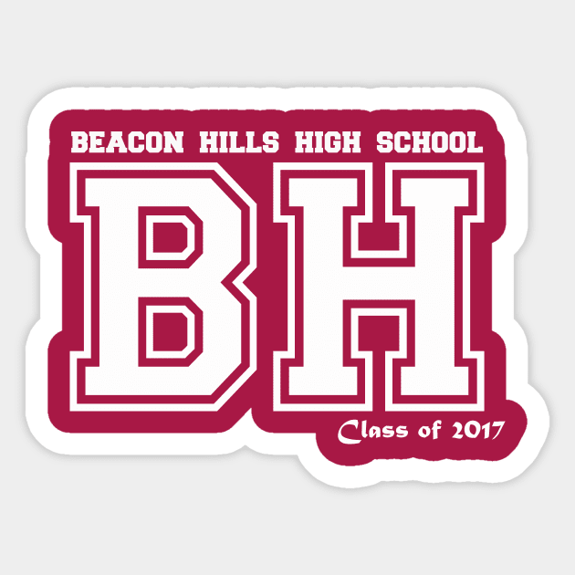 Beacon Hills HS Sticker for Sale by AnonymousFox