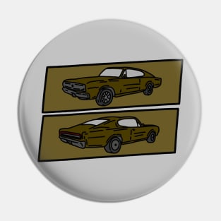 classic muscle car Pin