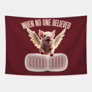 When No One Believed GOD DID Tapestry