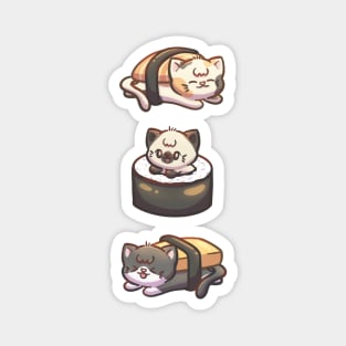 Cute Sushi Cats Magnet