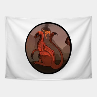 Fire Spirit Dragon :: Dragons and Dinosaurs Tapestry