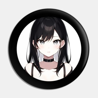 cute anime girl portrait Pin