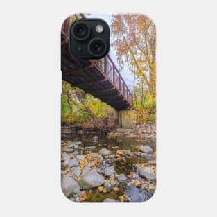 Autumn Bridge Photograph Phone Case