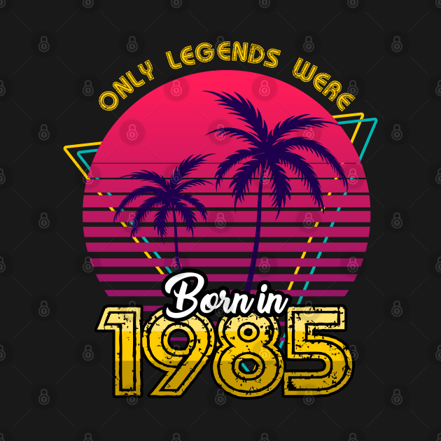 Born in 1985 T-Shirt by MarCreative