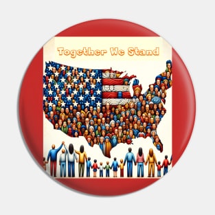 Together We Stand Pin