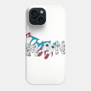 Wallstreetbets "to the moon" graphic Phone Case