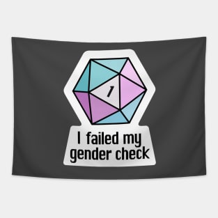 NEW! I failed my gender check (Trans) Tapestry