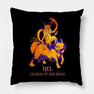 Ruler of the Underworld - Viking Goddess Hel Pillow