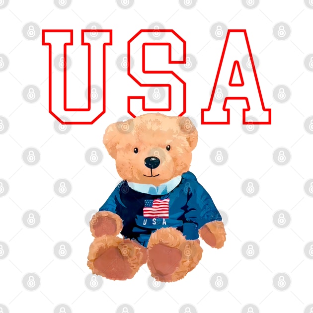 USA Bear by ADODARNGH