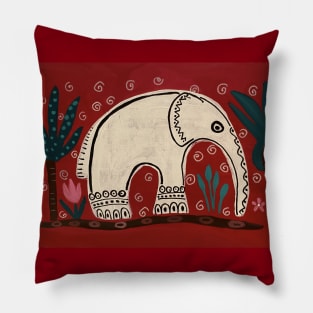 White Elephant Pillow