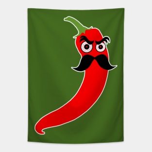 Angry Chili Pepper Tapestry