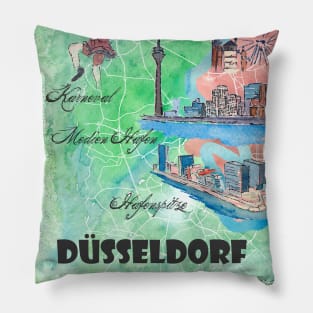 Dusseldorf, Germany Pillow