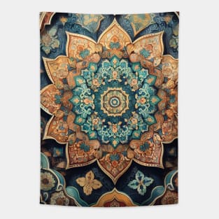 Islamic Grandeur Unveiled: Timeless Art, Floral Motifs, and Vibrant Ornaments Tapestry