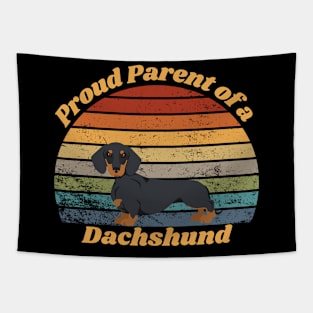 Proud Parent of a Dachshund Tapestry