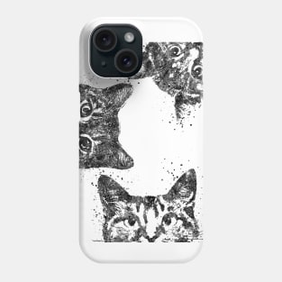 Peeking cat Phone Case