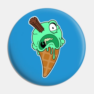 Eye-scream: Mint with flake Pin