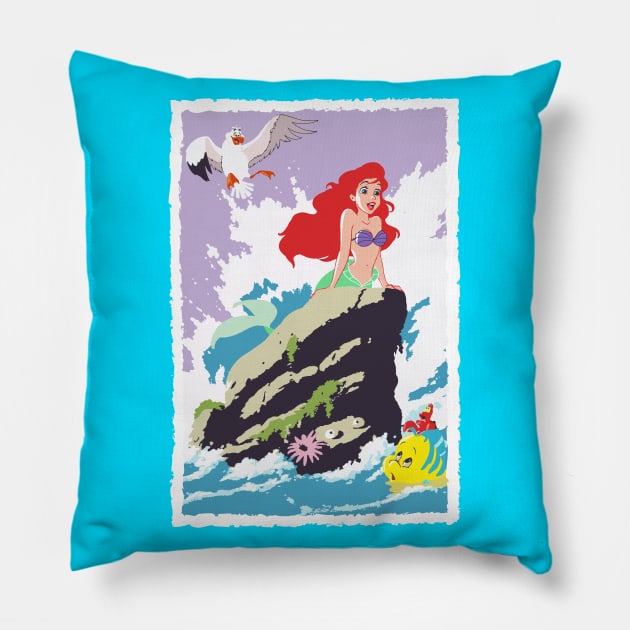 Mermaid Princess Pillow by EricGarcia