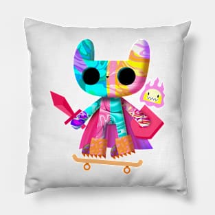 Colorful KIYO DOODLE Pillow