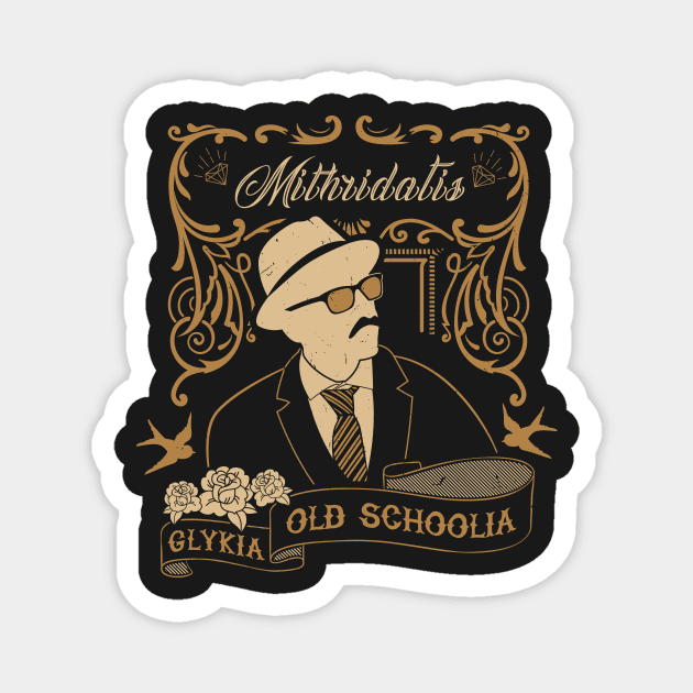 Glykia OldSchoolia Magnet by AmokTimeArts