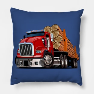 Cartoon truck Pillow