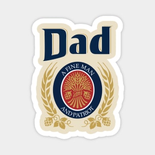 Fathers Day - Beer Label Magnet