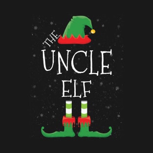 UNCLE Elf Family Matching Christmas Group Funny Gift T-Shirt