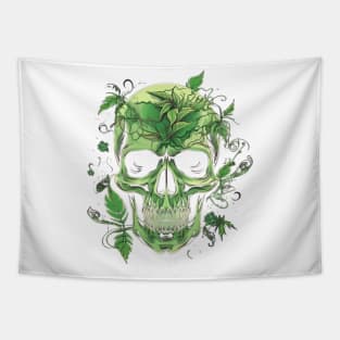 Cannabis Sugar Skull Tapestry