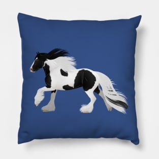 Gypsy Vanner Horse - Equine Rampaige Pillow