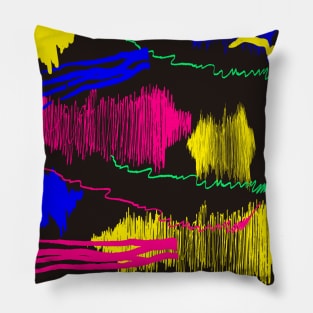 Abstract Doodles Fashion Pillow