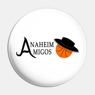 Retro Anaheim Amigos Baseketball 1967 Pin