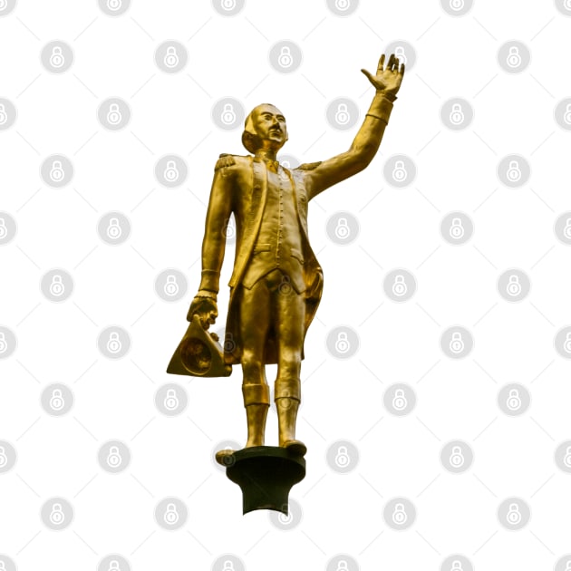 George Washington Flagpole Topper by Enzwell