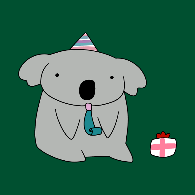 Birthday Party Koala by saradaboru