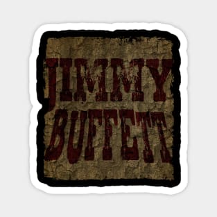 JIMMY Buffett - Vintage //Design On tshirt for to all Magnet