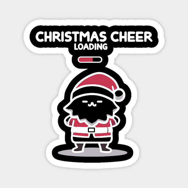 Christmas Cheer Loading Magnet by Francois Ringuette