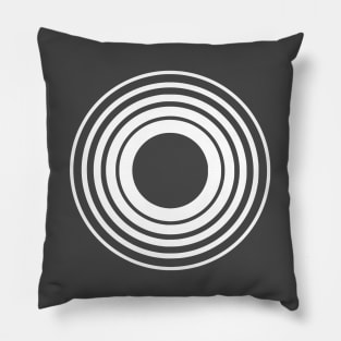 White Universe of Energy Logo Pillow