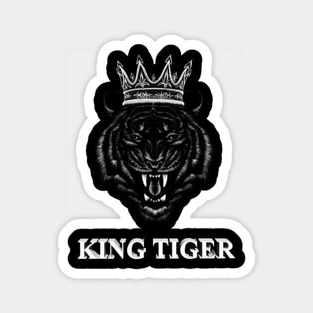 KING TIGER Magnet by King Tiger