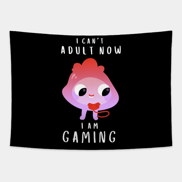 Gamers Can't Adult Tapestry by Minisim