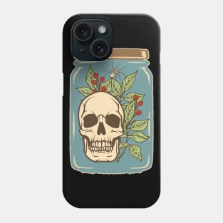 SKULL IN THE JAR Phone Case