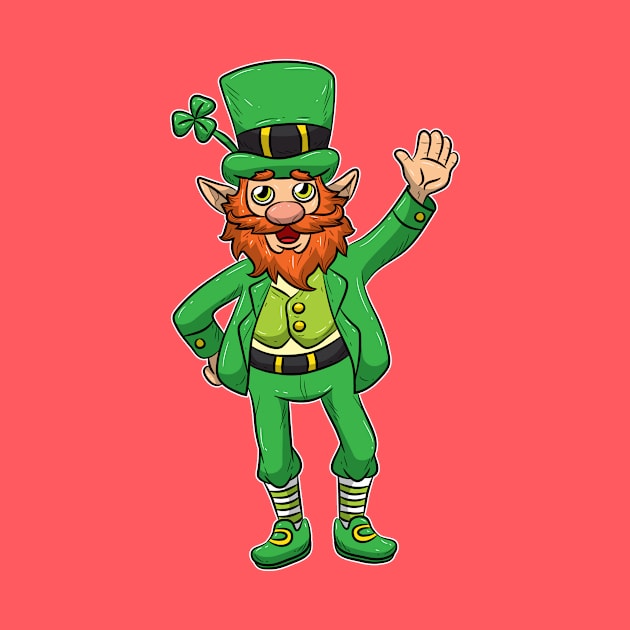 Cute Irish Leprechaun St Patricks Day by fizzyllama