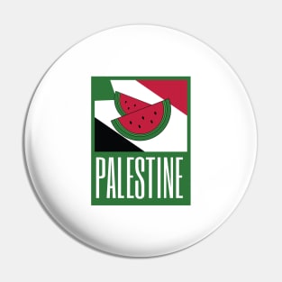 Palestine Country Symbol Pin