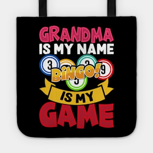 Grandma Is My Name Bingo Is My Game T shirt For Women Tote
