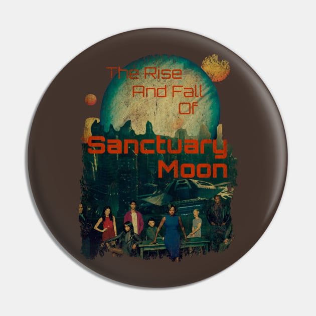 Sanctuary Moon Crack art Pin by CANDY MARKET