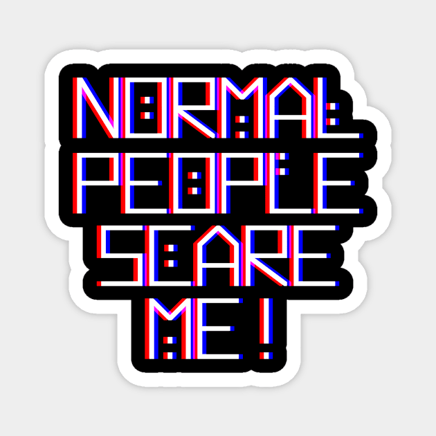 NORMAL PEOPLE Magnet by azified