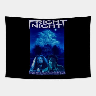 Fright Night, Vintage Horror. (Version 1) Tapestry