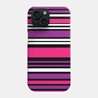 Purple & Pink Stripes Phone Case