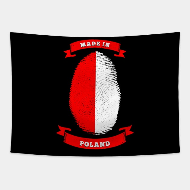 MADE IN POLAND FINGERPRINT Birthday Tapestry by G33KT33S