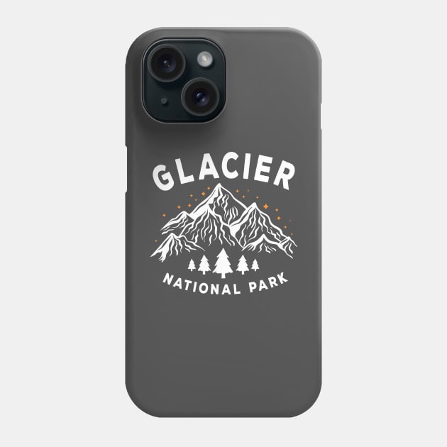 glacier national park mountains Phone Case by hardy 